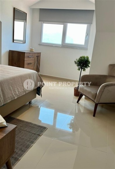 Панорамная двухуровневая квартира 3+1, общей площадью 150 м2, в 500 метрах от пляжа в центре Аланьи-id-5506-фото-11