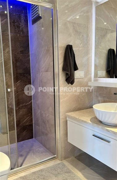 Панорамная двухуровневая квартира 3+1, общей площадью 150 м2, в 500 метрах от пляжа в центре Аланьи-id-5506-фото-14