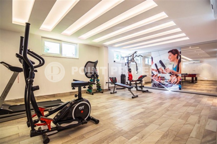 Панорамная двухуровневая квартира 3+1, общей площадью 150 м2, в 500 метрах от пляжа в центре Аланьи-id-5506-фото-18