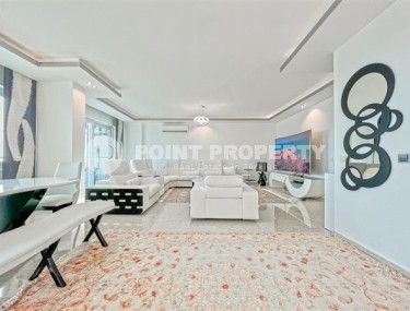 Стильные, просторные двухуровневые апартаменты с тремя спальными комнатами и видом на Средиземное море, в социально развитом районе Махмутлар-id-5510-фото-5