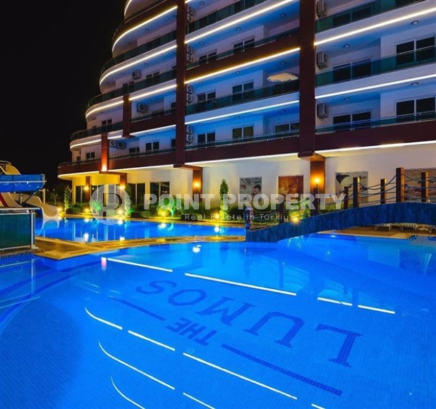 Стильные, просторные двухуровневые апартаменты с тремя спальными комнатами и видом на Средиземное море, в социально развитом районе Махмутлар-id-5510-фото-20