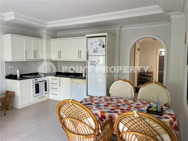 Уютная квартира с двумя спальными комнатами, в ухоженном жилом комплексе возле Средиземного моря, в районе города Аланья- Тосмур-id-5512-фото-3