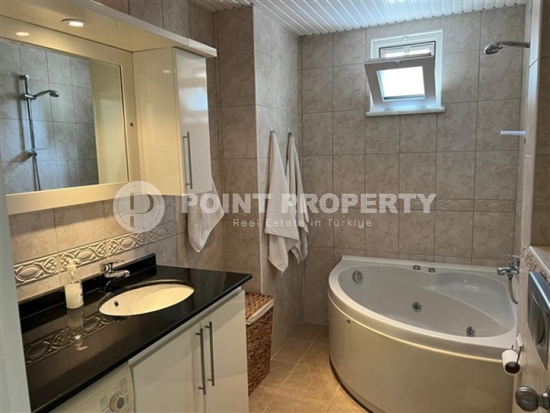 Уютная квартира с двумя спальными комнатами, в ухоженном жилом комплексе возле Средиземного моря, в районе города Аланья- Тосмур-id-5512-фото-6