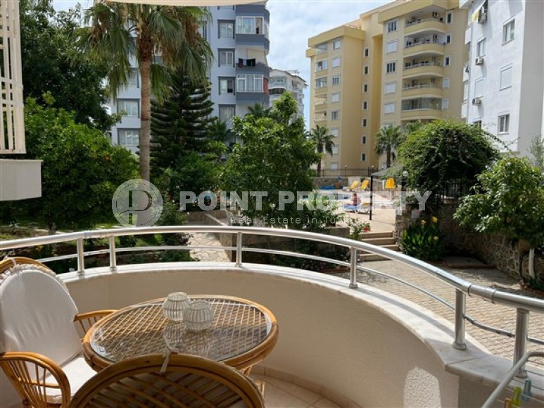 Уютная квартира с двумя спальными комнатами, в ухоженном жилом комплексе возле Средиземного моря, в районе города Аланья- Тосмур-id-5512-фото-10