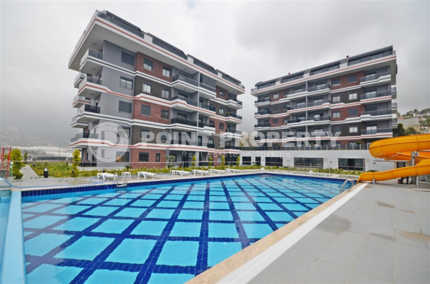 Новые двухкомнатные апартаменты, 50м², в комплексе премиум класса в Каргыджаке, 700м от моря-id-1436-фото-26