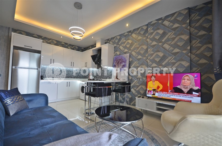 Новые двухкомнатные апартаменты, 50м², в комплексе премиум класса в Каргыджаке, 700м от моря-id-1436-фото-2