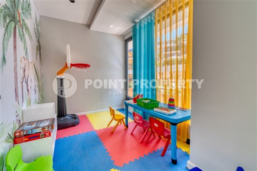 Небольшие стильные апартаменты с одной спальной комнатой в новом жилом комплексе 2023 года постройки, в районе города Аланья - верхняя Оба-id-5514-фото-9