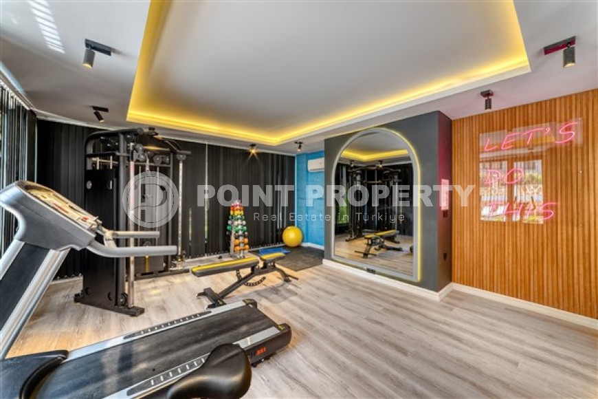 Небольшие стильные апартаменты с одной спальной комнатой в новом жилом комплексе 2023 года постройки, в районе города Аланья - верхняя Оба-id-5514-фото-11