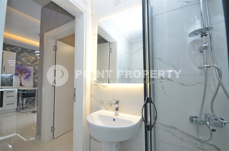 Новые двухкомнатные апартаменты, 50м², в комплексе премиум класса в Каргыджаке, 700м от моря-id-1436-фото-8