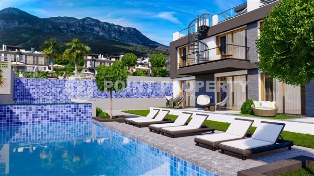 Apartments with different layouts and premium villas with panoramic views of the sea and mountains, in the largest city of Northern Cyprus - Lapta-id-5521-photo-5