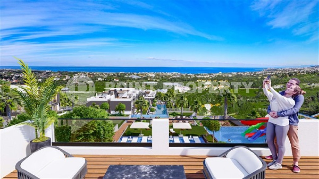 Apartments with different layouts and premium villas with panoramic views of the sea and mountains, in the largest city of Northern Cyprus - Lapta-id-5521-photo-9