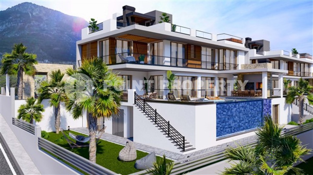 Apartments with different layouts and premium villas with panoramic views of the sea and mountains, in the largest city of Northern Cyprus - Lapta-id-5521-photo-15