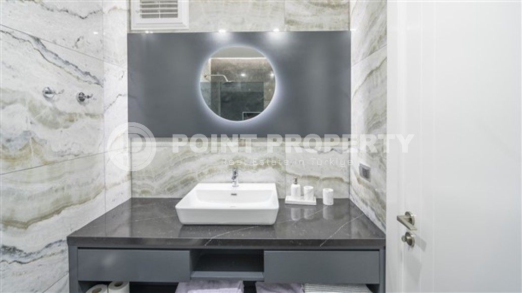 Роскошная квартира с дизайнерским ремонтом на 3-м этаже в жилом комплексе, введенном в эксплуатацию в 2022 году-id-5524-фото-8