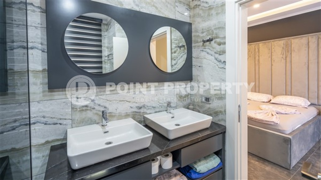 Роскошная квартира с дизайнерским ремонтом на 3-м этаже в жилом комплексе, введенном в эксплуатацию в 2022 году-id-5524-фото-10