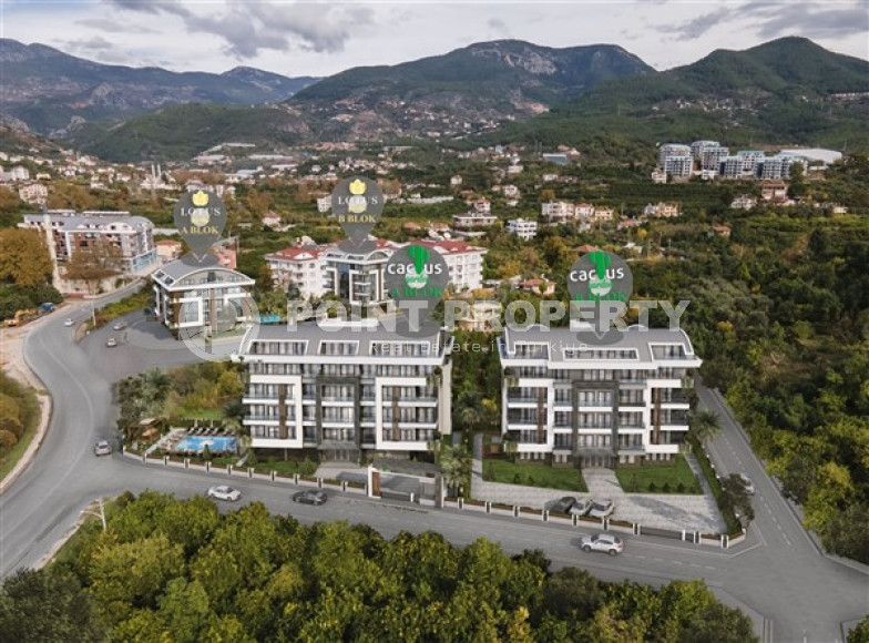 Apartment 1+1 in a residence with infrastructure at the final stage of construction in the Oba area, Alanya-id-1437-photo-2