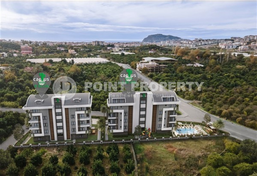 Apartment 1+1 in a residence with infrastructure at the final stage of construction in the Oba area, Alanya-id-1437-photo-4