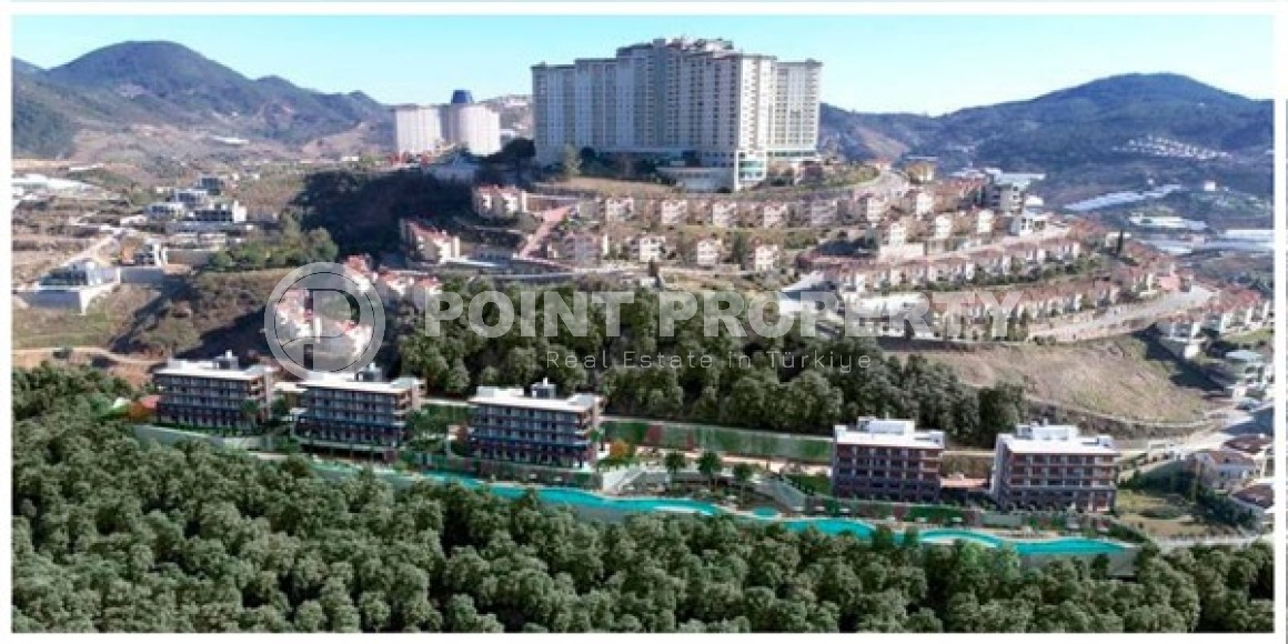 Apartments in a residence at the final stage of construction in a picturesque, prestigious area of Alanya - Kargicak-id-5527-photo-9