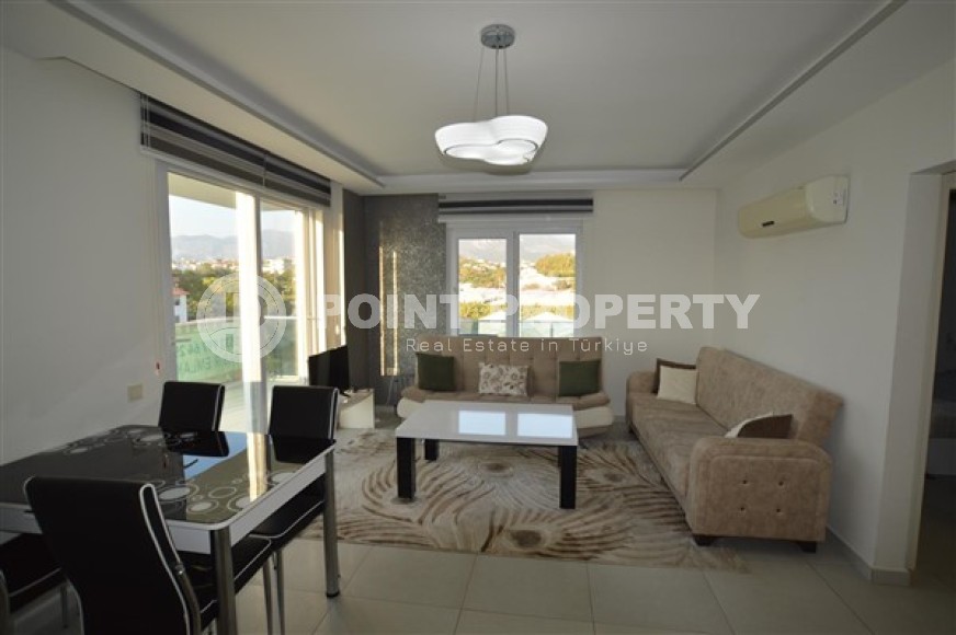 Благоустроенная меблированная квартира 1+1, общей площадью 60 м2, в спокойном районе Аланьи - Кестель-id-5529-фото-2