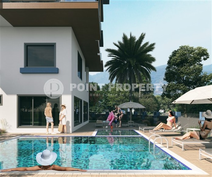 Apartments in a residential complex under construction in a prestigious, quiet area of Alanya - Upper Oba-id-5538-photo-2
