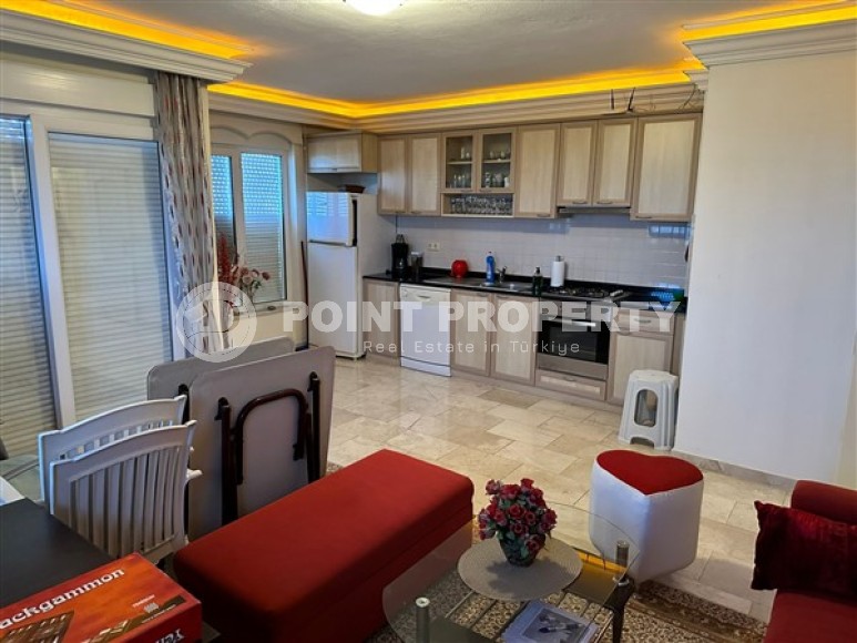 Панорамная квартира 2+1, общей площадью 100 м2, на 6-м этаже в центре Аланьи-id-5539-фото-3