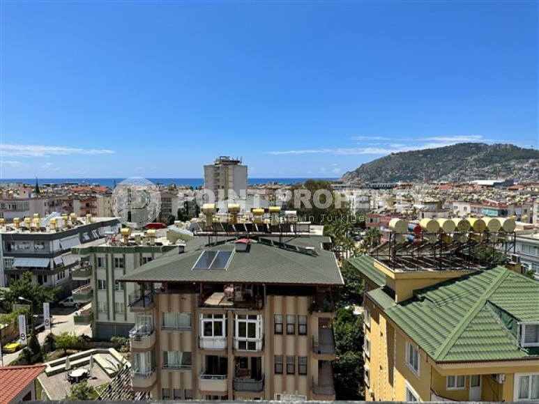 Панорамная квартира 2+1, общей площадью 100 м2, на 6-м этаже в центре Аланьи-id-5539-фото-11