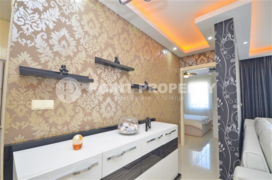 Комфортабельная квартира 2+1, с современным дизайном, мебелью и бытовой техникой, в центре престижного района Аланьи - Каргыджак-id-5544-фото-5