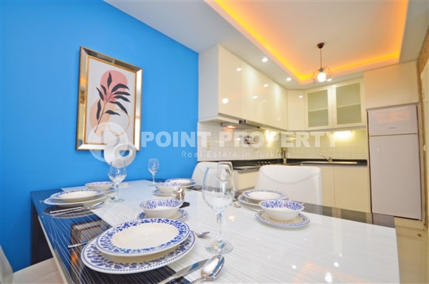 Комфортабельная квартира 2+1, с современным дизайном, мебелью и бытовой техникой, в центре престижного района Аланьи - Каргыджак-id-5544-фото-6