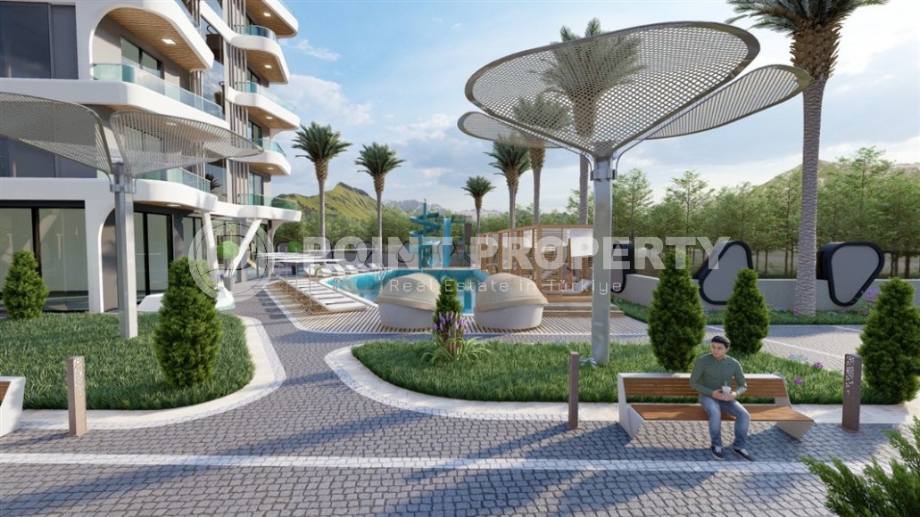 Apartments in a stylish residential complex with futuristic design and developed internal infrastructure, 400 meters from the sea-id-5548-photo-3
