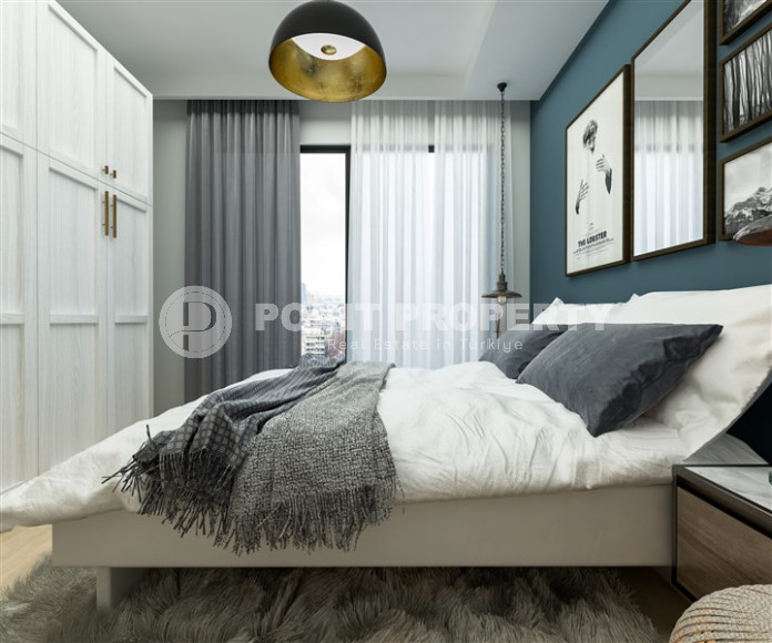 Квартиры 1+1 и 2+1 от 65 м2 с видом на море в районе Тедже, Мерсин.-id-1432-фото-5