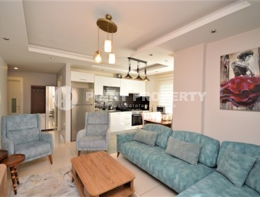 Современная меблированная квартира 1+1, общей площадью 65 м2, в центре спокойного района Аланьи - Джикджилли-id-5564-фото-3