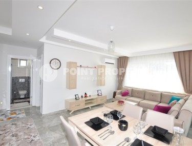 Стильная современная квартира 1+1, общей площадью 65 м2, в 400 метрах от моря в спокойном районе Аланьи - Каргыджак-id-5462-фото-2