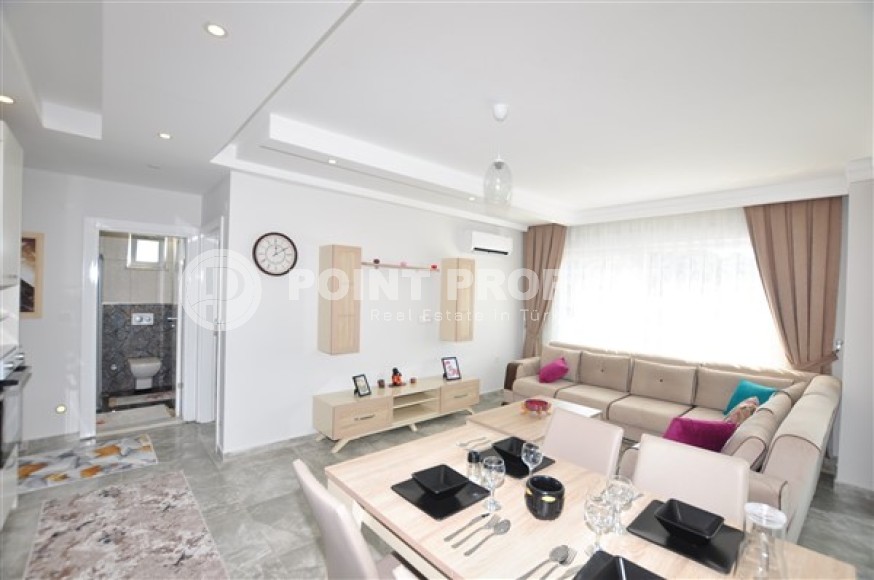 Stylish modern apartment 1+1, with a total area of 65 m2, 400 meters from the sea in a quiet area of Alanya - Kargicak-id-5462-photo-2