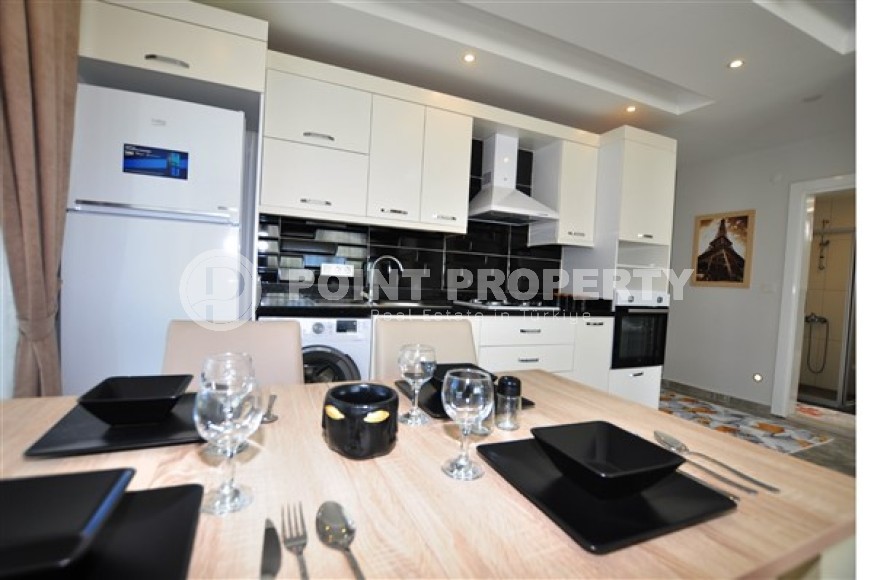 Stylish modern apartment 1+1, with a total area of 65 m2, 400 meters from the sea in a quiet area of Alanya - Kargicak-id-5462-photo-3