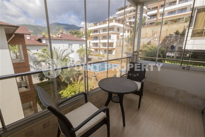 Panoramic apartment with luxurious views of the sea, Alanya Fortress and Taurus Mountains in the elite area of Hasbahce-id-5574-photo-12