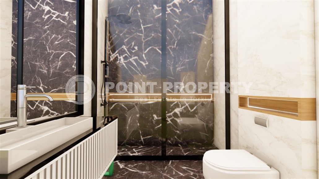 Apartments in a residence under construction in a prestigious, comfortable area of Alanya - Upper Oba-id-5591-photo-5