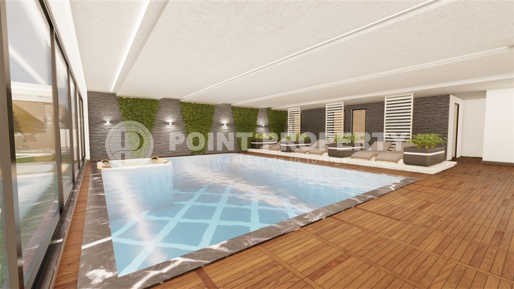 Apartments in a residence under construction in a prestigious, comfortable area of Alanya - Upper Oba-id-5591-photo-8
