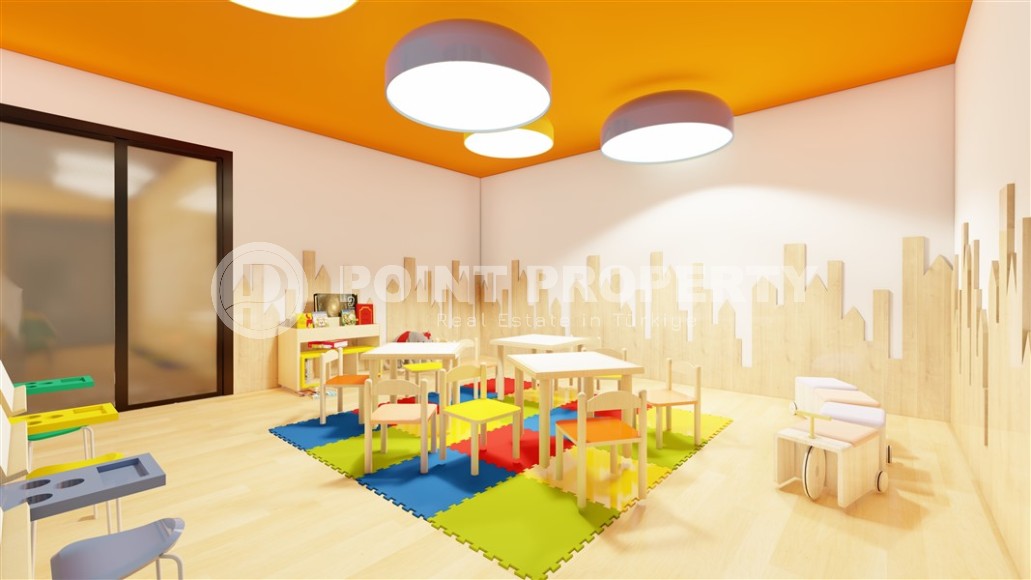 Apartments in a residence under construction in a prestigious, comfortable area of Alanya - Upper Oba-id-5591-photo-9