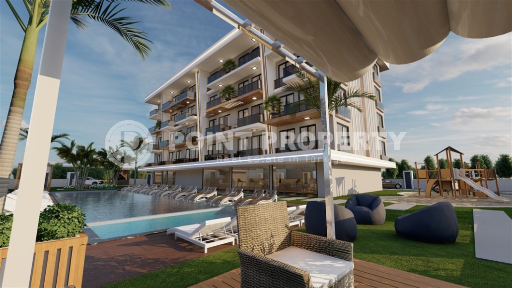 Apartments in a residence under construction in a prestigious, comfortable area of Alanya - Upper Oba-id-5591-photo-10