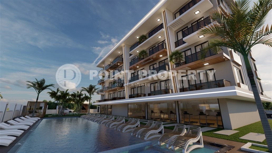 Apartments in a residence under construction in a prestigious, comfortable area of Alanya - Upper Oba-id-5591-photo-12
