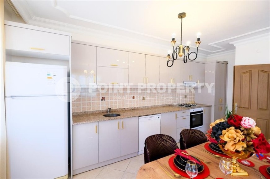 Уютная квартира 2+1, на площади 110 м2, в 500 метрах от пляжа и набережной, в центре района Оба-id-5602-фото-7