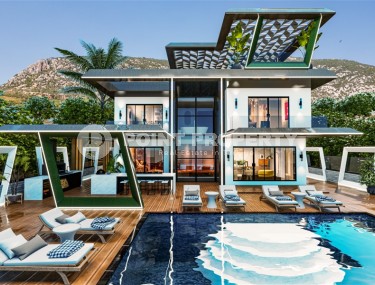 Elite three-story villa 5+1, with a spacious garden and its own internal infrastructure-id-5607-photo-1