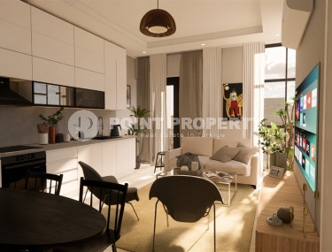 Апартаменты в резиденции на финальном этапе строительства в 80 метрах от моря, в самом центре Аланьи-id-5612-фото-2