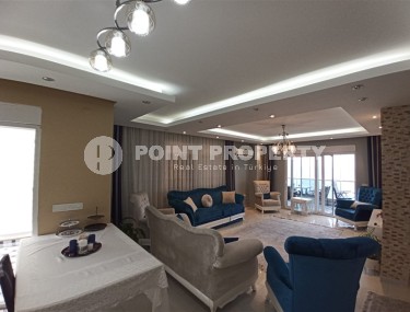 Панорамная двухуровневая квартира на первой линии от моря в престижном районе Аланьи - Кестель-id-5617-фото-5