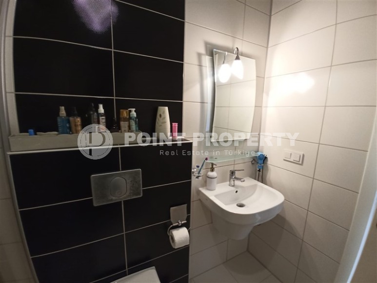 Panoramic two-level apartment on the first line from the sea in a prestigious area of Alanya - Kestel-id-5617-photo-12