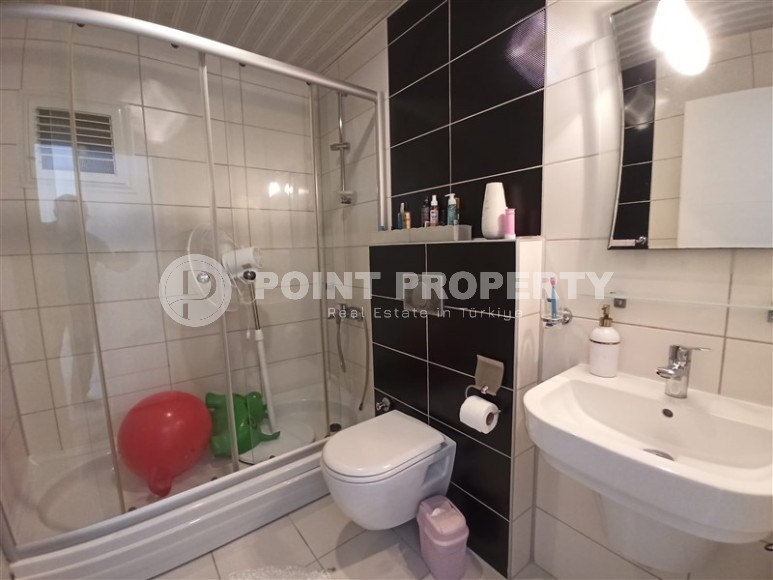 Panoramic two-level apartment on the first line from the sea in a prestigious area of Alanya - Kestel-id-5617-photo-15