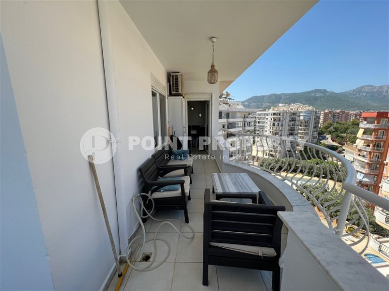 Панорамная квартира с двумя спальными комнатами, в уютном, живописном районе Аланьи - Тосмур-id-5626-фото-7