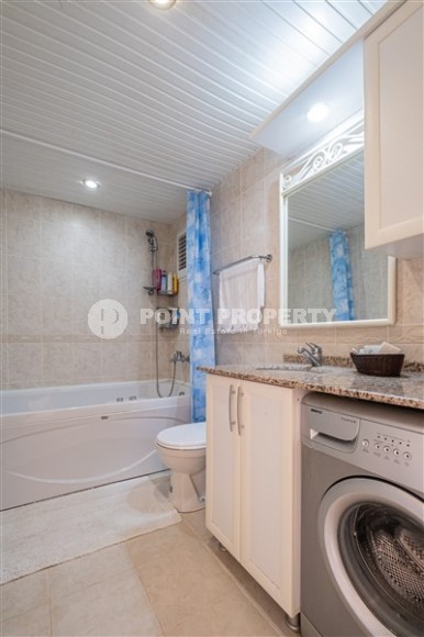 Apartment with luxurious views of the sea and Alanya fortress, 1850 meters from the beach and promenade-id-5628-photo-13