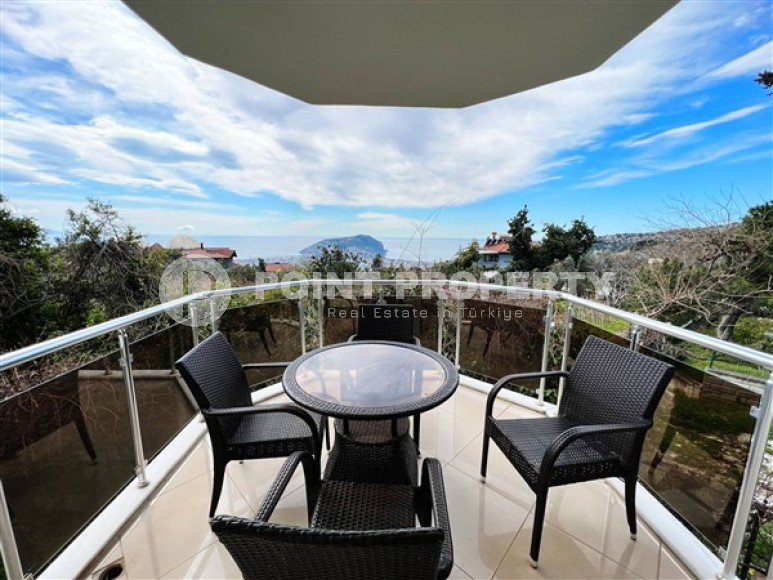 Comfortable bright duplex 3+1, with a total area of 165 m2, in the elite area of Alanya - Tepe-id-5632-photo-10