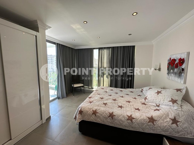 Просторная светлая квартира с большой открытой террасой в зеленом, экологически чистом районе Аланьи - Джикджилли-id-5634-фото-8