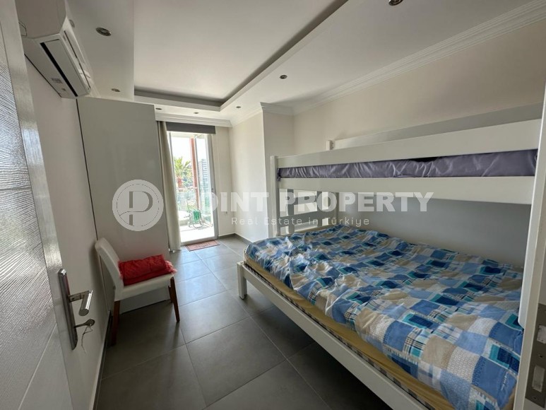 Просторная светлая квартира с большой открытой террасой в зеленом, экологически чистом районе Аланьи - Джикджилли-id-5634-фото-9